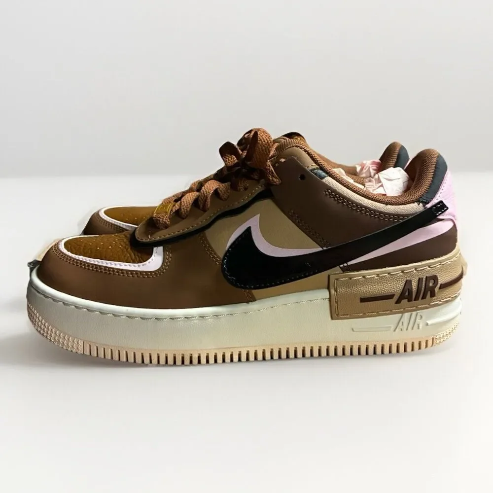 Size 8 - Nike Air Force 1 Shadow Light British Tan‎ W